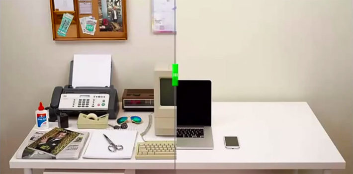 evolution of the desk - Netztempel